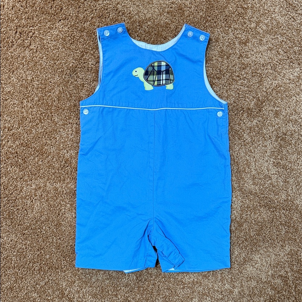 Talbots Baby Blue Turtle Romper